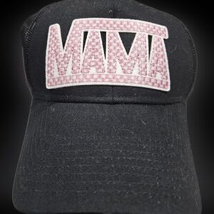 Port Authority Black and Pink Mama Hat